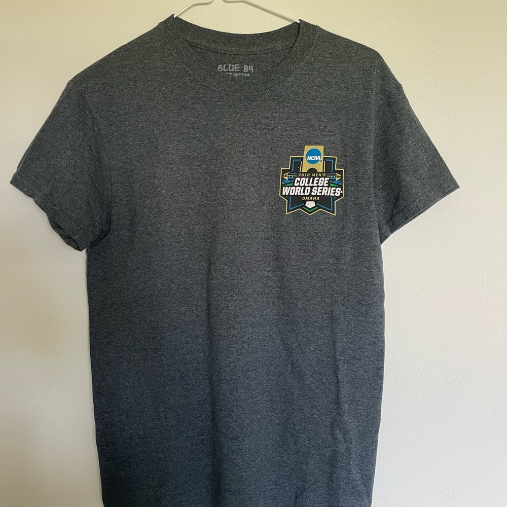 Blue 84 Dark Gray College World Series Tee